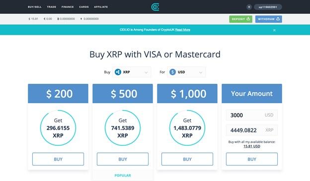 How to buy xrp directly