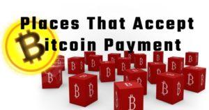 Places that accept bitcoin