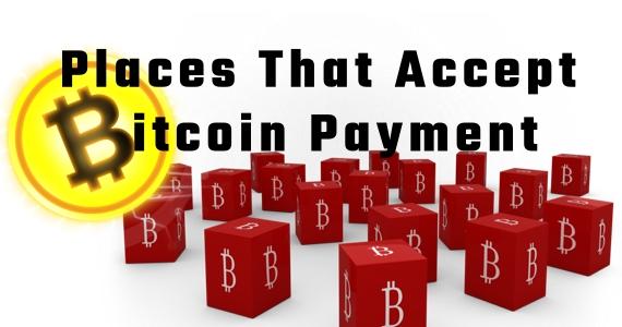 places that accept bitcoin online