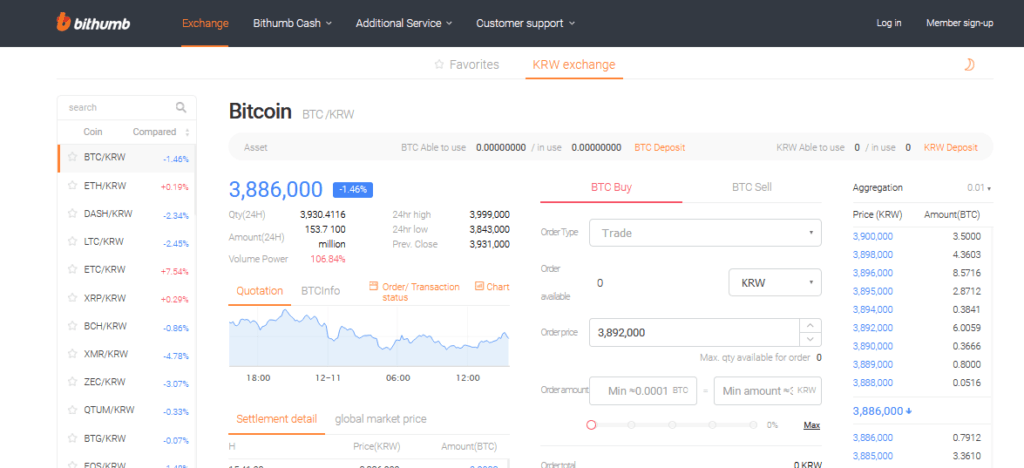 bithumb same as bitstamp