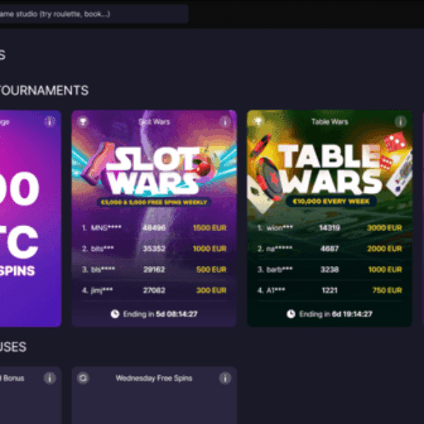 Screenshot der NV Casino App Oberfläche auf einem Smartphone