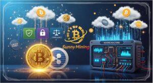 Crypto Mining Daily Returns with SunnyMining: Earn stable passive income from Bitcoin easily.