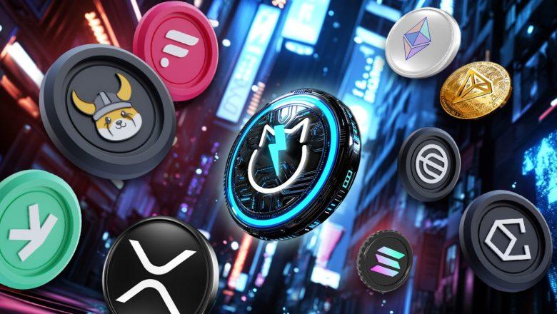 Unknown tokens price surge concept showing small altcoins rapidly rising due to speculation and trading momentum.
