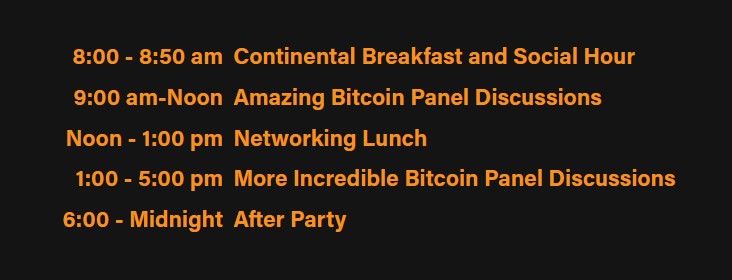 BitcoinDay Tysons