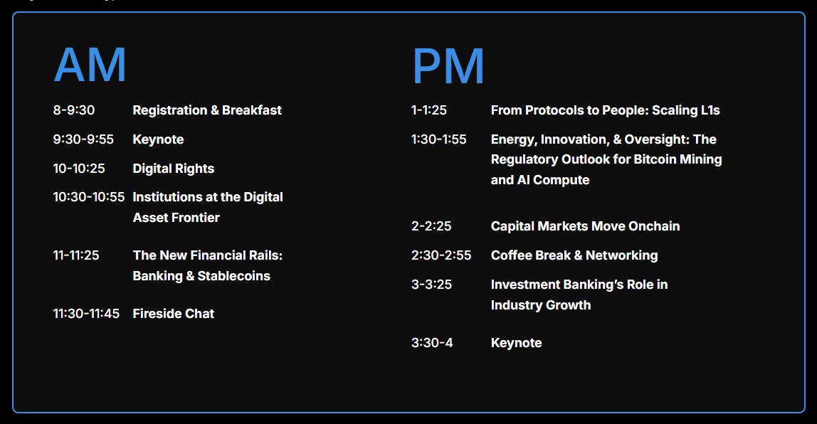 North American Blockchain Summit 2025 2