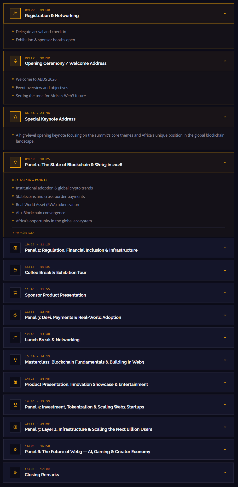 Africa Blockchain, DeFi & Web3 Summit 2026 1