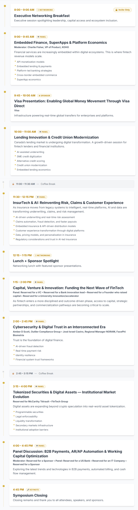 Canada FinTech Symposium 2026 2