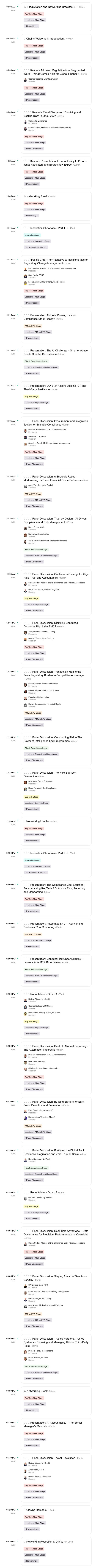 Global RegTech Summit 2026