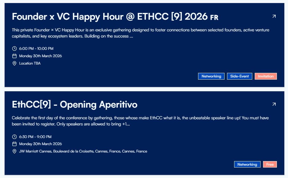 Ethereum Community Conference (EthCC) 2026 3