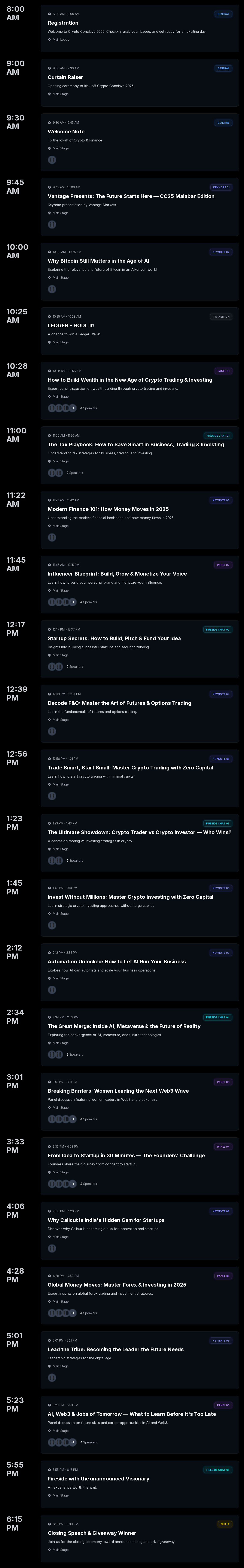 Crypto Conclave 2025 (CC25) - Malabar Edition