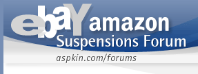 eBay Suspension & Paypal Limited Forums at aspkin.com
