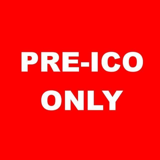 Pre-ICO only