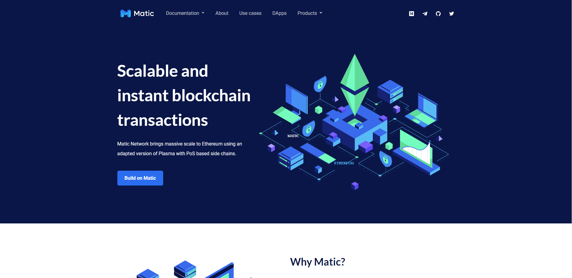 Matic - Scalable and instant blockchain transactions