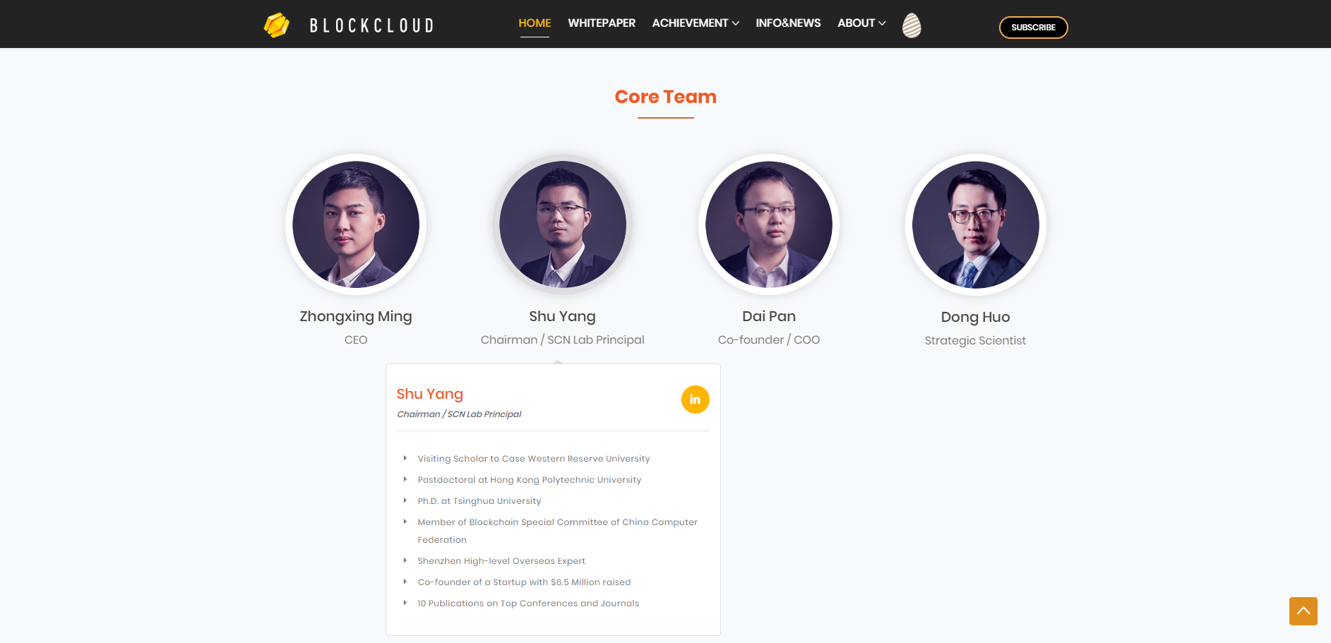 Blockcloud - team