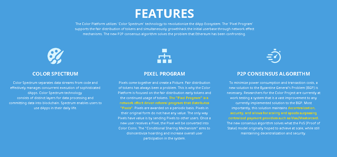 Color ICO Website