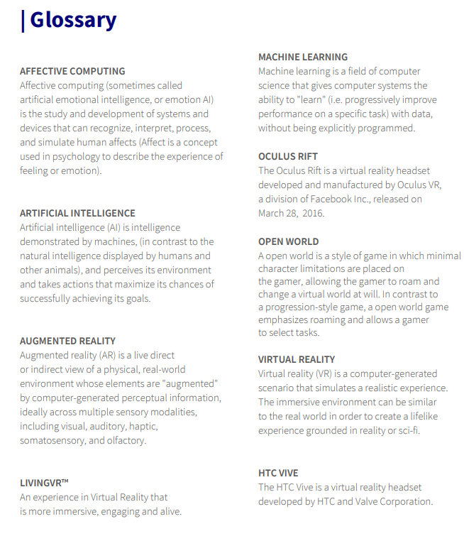 Glossary