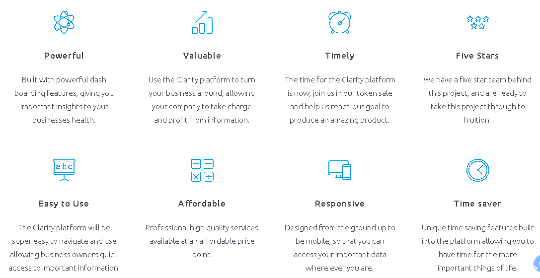 the Clarity project Website