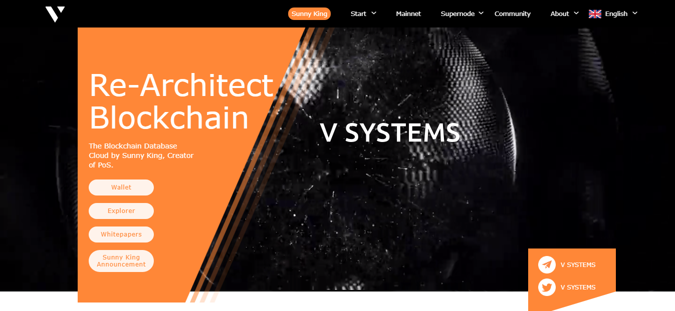 V SYSTEMS main page