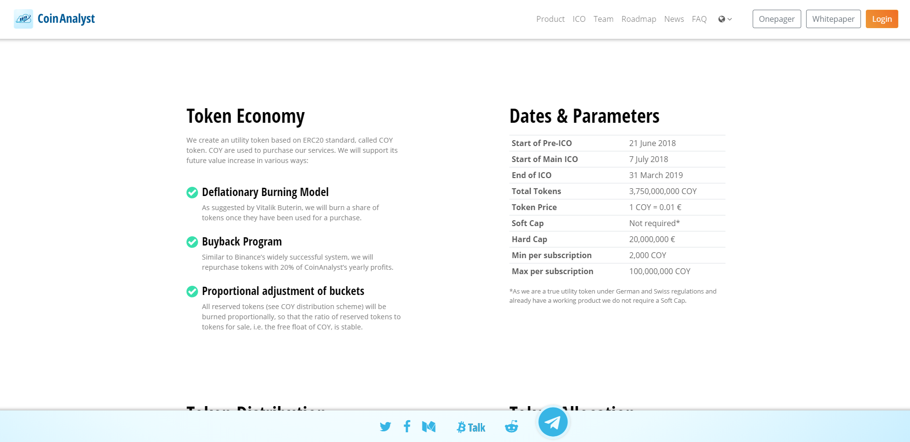 Coin Analyst - token info