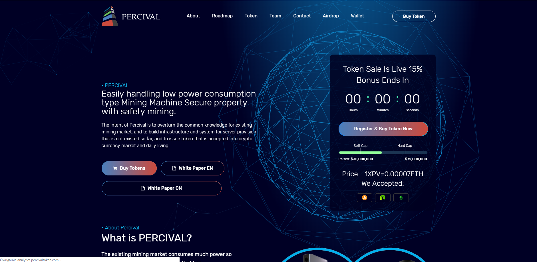 Percival main page