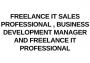 Freelance IT Sales Professional , Business Development Manager and Freelance IT Professional